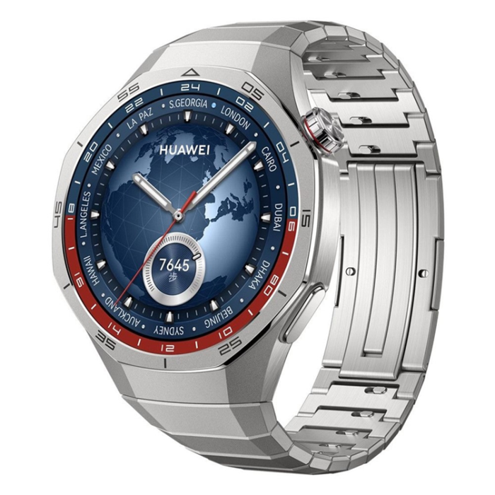 A-One Brand - Huawei Watch GT 4 46mm Armband Stainless Steel - Silver