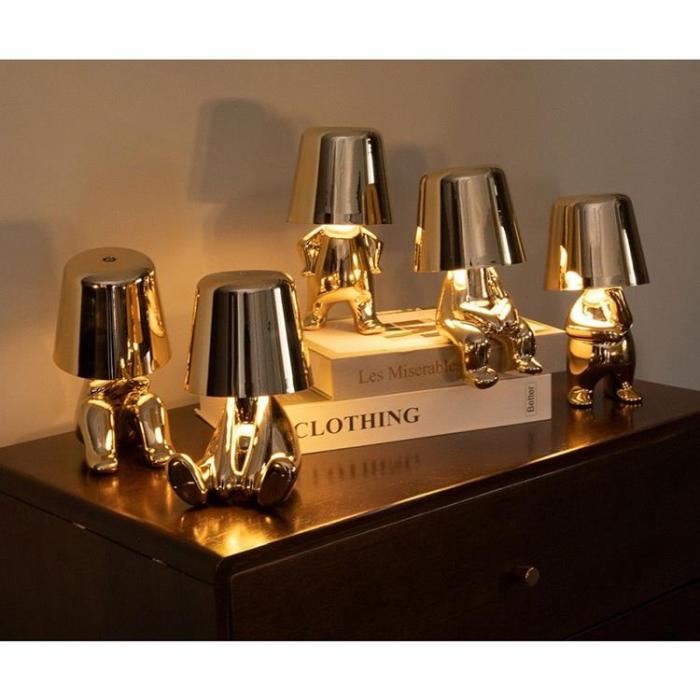 OEM - Bordslampa Vid Sängen GOLD MAN Seat (model 7) MLTL
