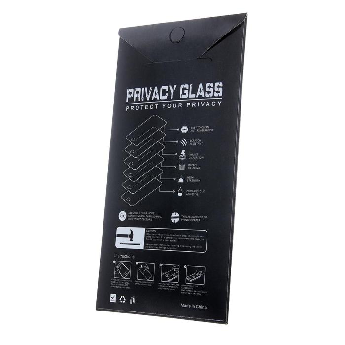 OEM - iPhone 12 Pro Max Sekretess Skärmskydd Härdat Glas