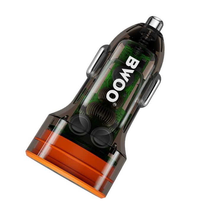 BWOO - BWOO Snabb Billaddare 38W QC 18W + PD 20W - Transparent