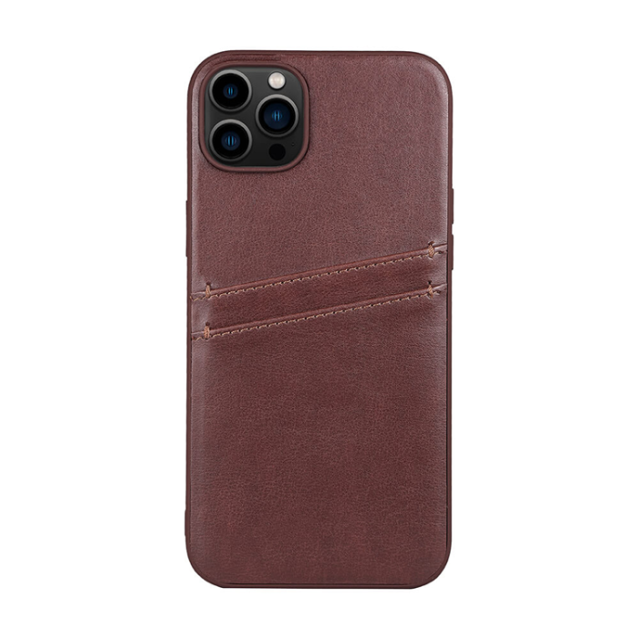 BUFFALO - BUFFALO iPhone 14 Plus Skal med Korthållare - Brun