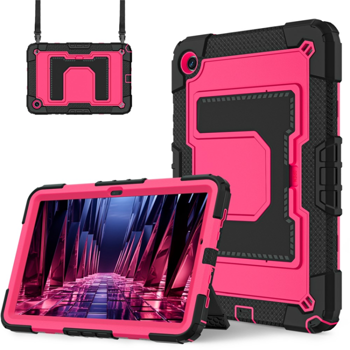 A-One Brand - Galaxy Tab A9 Plus Skal Kickstand Med Rem Anti Drop
