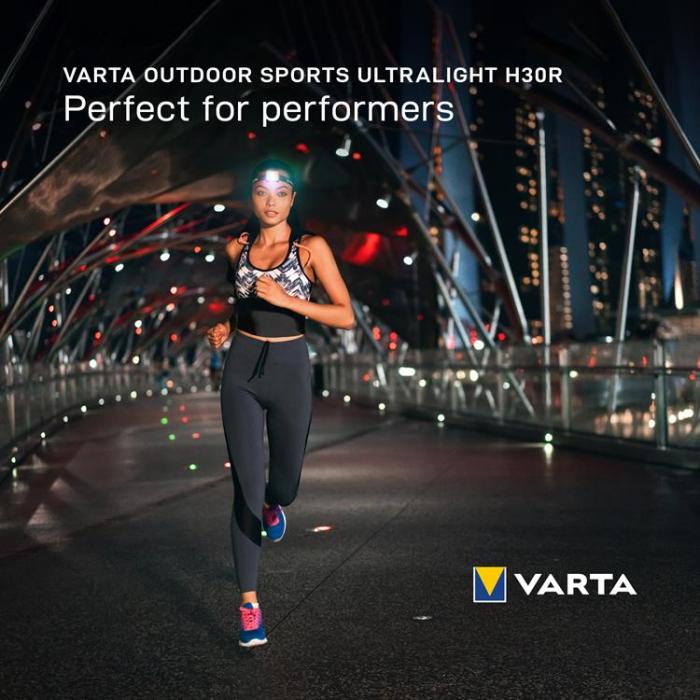 VARTA - Varta Pannlampa Outdoor Sports Ultraligh - Gul
