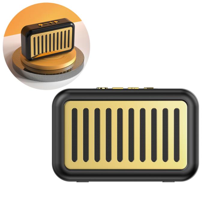UTGATT5 - Dudao Y13s Retro Bärbar Trådlös Bluetooth 5.0 Högtalare - Svart