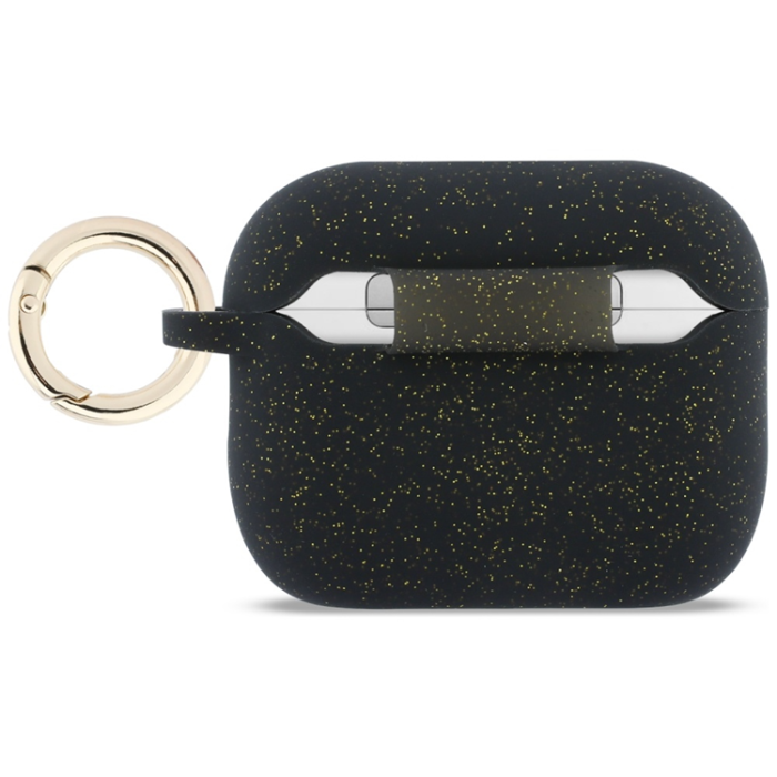 Guess - Guess AirPods Pro 3 Skal Silicone Glitter Ring