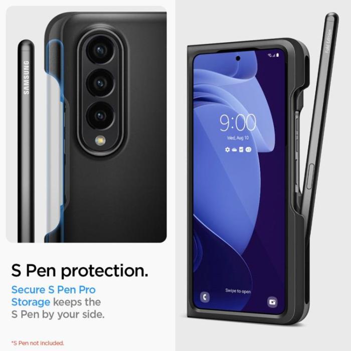 UTGATT1 - Spigen Galaxy Z Fold 4 Skal Thin Fit - Svart