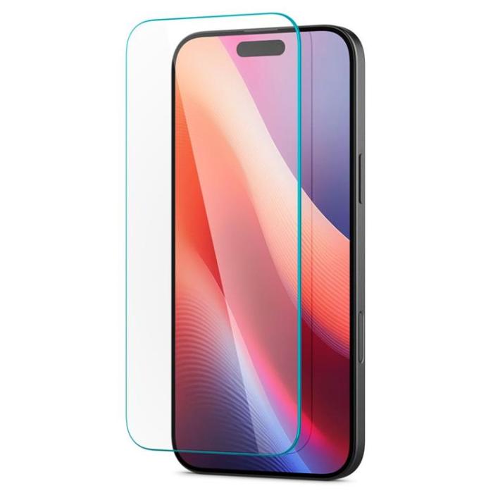 Spigen - Spigen iPhone 16/15 Härdat glas Skärmskydd Glas.Tr Slim - Clear