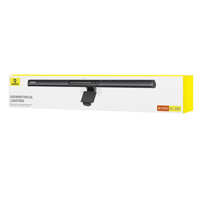 BASEUS - Baseus magnetisk monitorlampa asymmetrisk i-wok 3 - Svart