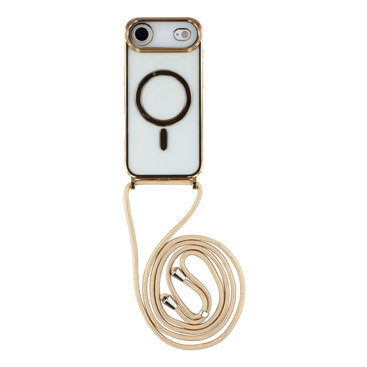 iPhone Air Mobilskal MagSafe Electroplating Edge TPU - Guld | 2353 | AlltMobil