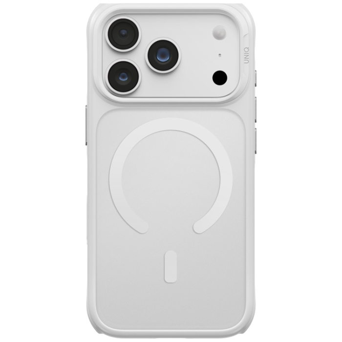 UNIQ - Uniq Mobilskal för iPhone 18 Pro/17 Pro MagSafe Veren - Chalk Frost