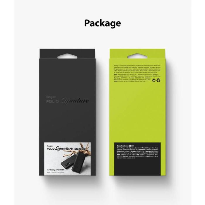 Ringke - Ringke Signature Fodral Galaxy Z Fold 3 - Svart