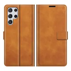 OEM - Flip Folio Fodral Galaxy S22 Plus - Ljusbrun