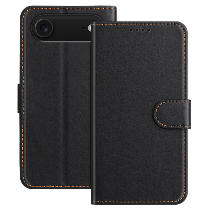 A-One Brand - iPhone 17 Air Plånboksfodral Anti Drop - Svart