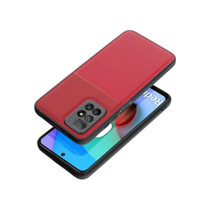 OEM - Forcell Xiaomi Redmi 10 4G (2021/2022) Skal Noble - Röd