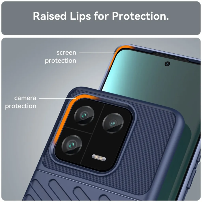Taltech - Xiaomi 13 Pro 5G Mobilskal Texturerat - Blå