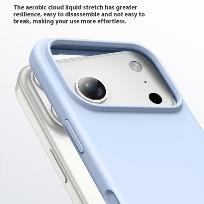A-One Brand - iPhone 17 Pro Mobilskal Anti-Scratch Silikon+PC - Grå