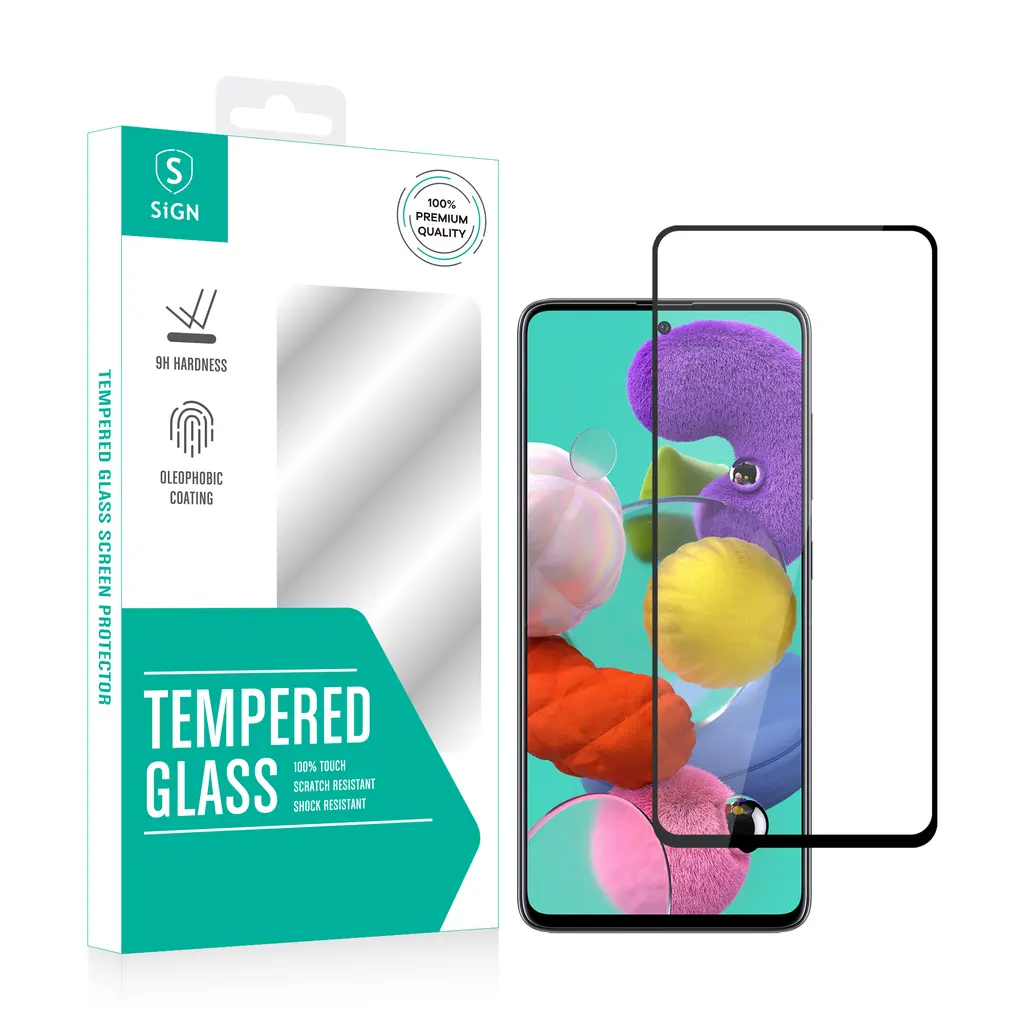 SiGN Galaxy A51 Härdat Glas Skärmskydd 2.5D | 5468 | AlltMobil