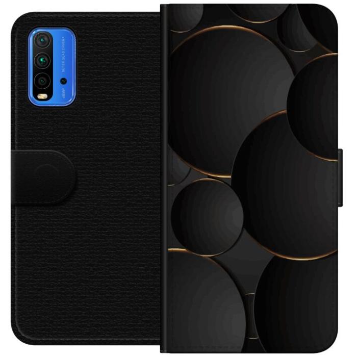 iSecrets - Plånboksfodral till Xiaomi Redmi Note 9 4G med Lyxig Cirklar