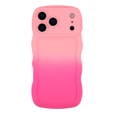 A-One Brand - iPhone 17 Pro Mobiskal Gradient Color TPU - Rosa + Ros