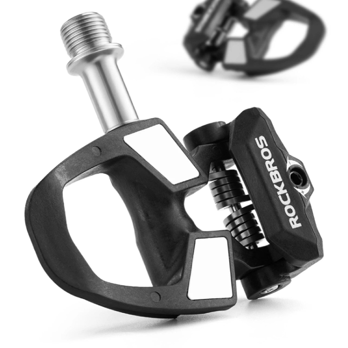 Rockbros - Rockbros Pedaler i Kolfiber och Titanlegering RD9 Shimano SPD-SL - Svart