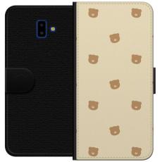 iSecrets - Pl&aring;nboksfodral till Samsung Galaxy J6+ med Bj&ouml;rnm&ouml;nster