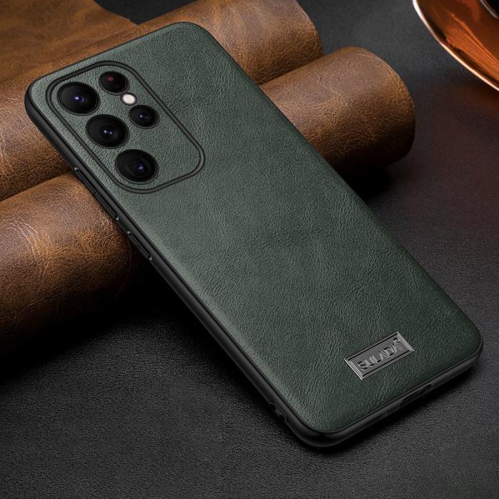 SULADA - SULADA Mobilskal till Galaxy S23 Ultra TPU + PC Grön