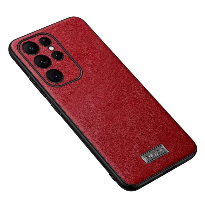 SULADA - SULADA Mobilskal till Galaxy S23 Ultra TPU + PC Röd