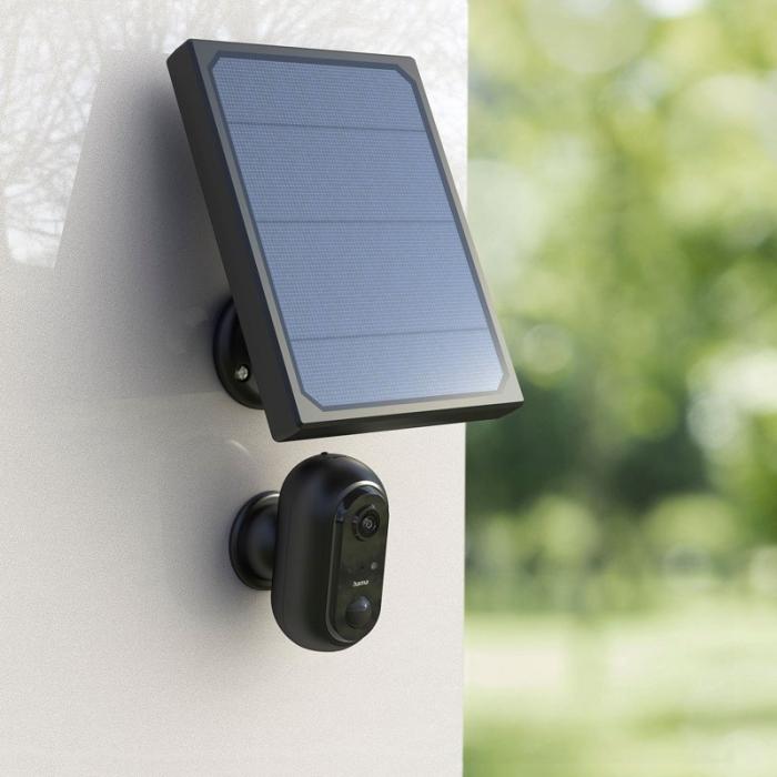 Hama - HAMA Smart Övervakningskamera Utomhus Solenergi Svart