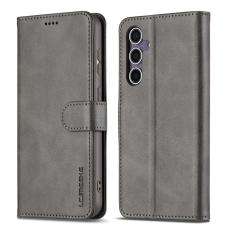 LC.imeeke - LC.IMEEKE Pl&aring;nboksfodral f&ouml;r Samsung Galaxy S26 Konstl&auml;der - Gr&aring;