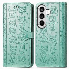 OEM - Pl&aring;nboksfodral f&ouml;r Samsung Galaxy S26 Konstl&auml;der - Gr&ouml;n