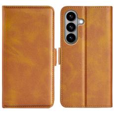 OEM - Pl&aring;nboksfodral f&ouml;r Samsung Galaxy S26 Konstl&auml;der - Gul