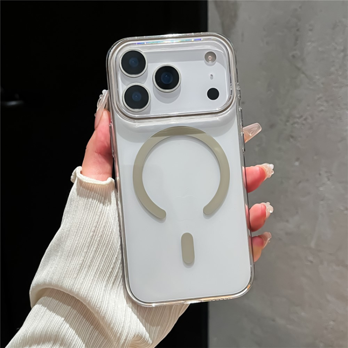 A-One Brand - iPhone 17 Pro Mobilskal MagSafe TPU + PC - Beige