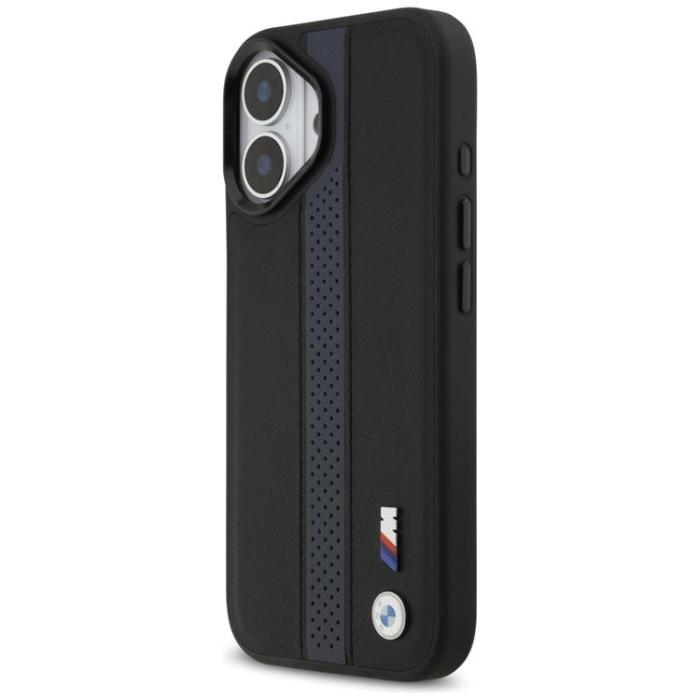 BMW - BMW iPhone 17 Mobilskal MagSafe M Perforated Stripe Logo - Blå