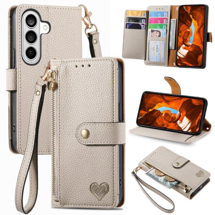 OEM - Plånboksfodral för Samsung Galaxy S26 Konstläder RFID - Beige