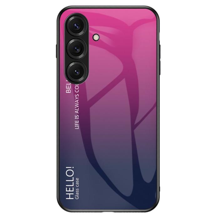 OEM - Mobilskal för Samsung Galaxy S26 Anti-Scratch Härdat glas Plast - Gradient Rosa