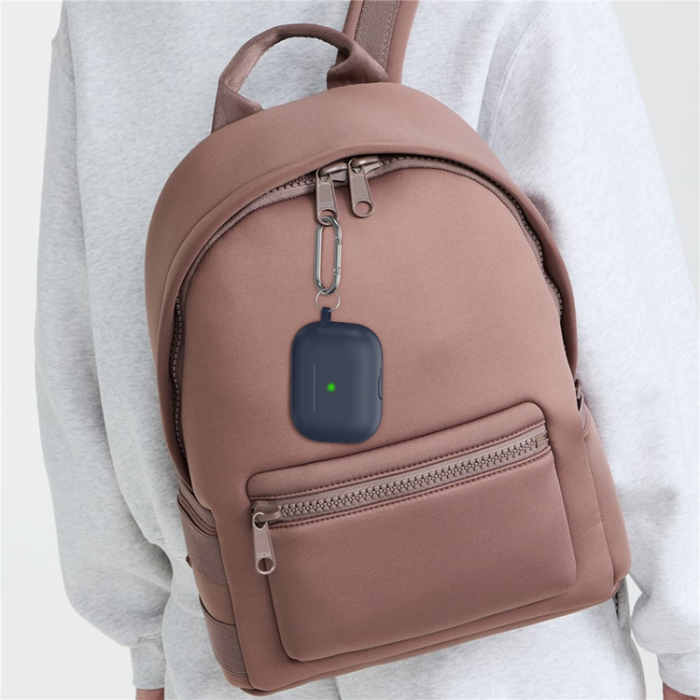 AHASTYLE - AHASTYLE AirPods Pro 2 Skal Silikon med Carabiner/Lanyard CS14