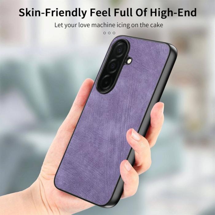 OEM - Mobilskal för Samsung Galaxy S26 Shockproof Slim Konstläder - Lila