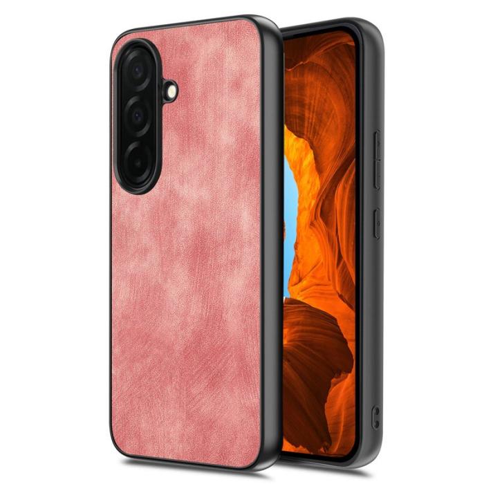 OEM - Mobilskal för Samsung Galaxy S26 Shockproof Slim Konstläder - Rosa