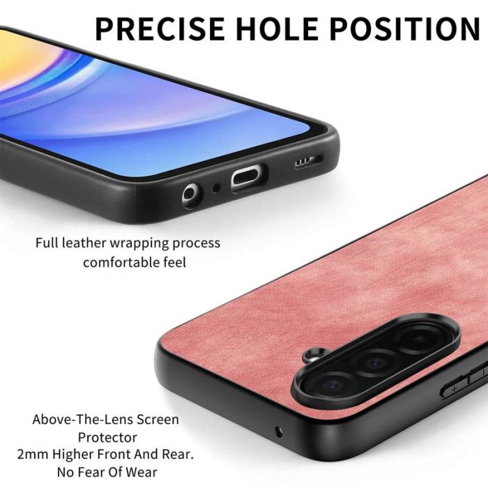 OEM - Mobilskal för Samsung Galaxy S26 Shockproof Slim Konstläder - Rosa