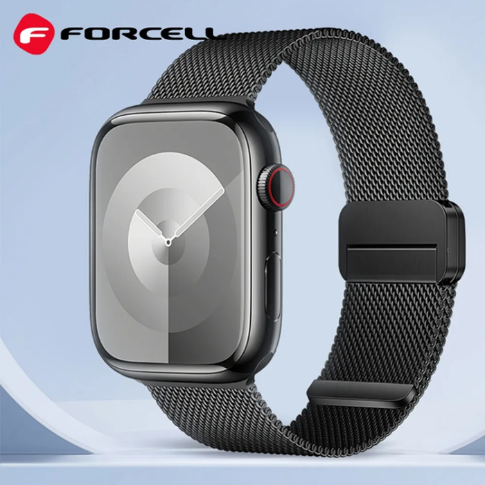 Forcell - Forcell Apple Watch (38/40/41) Armband Magnetic Stainless Steel