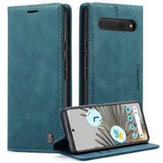 Caseme - CASEME 013 Series Google Pixel 7 Pro Pl&aring;nboksfodral Konstl&auml;der Bl&aring;