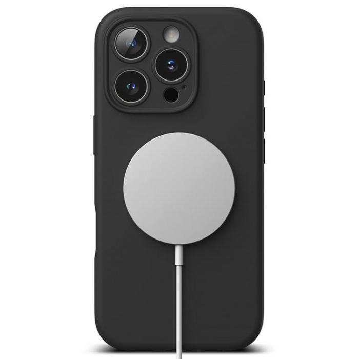 Ringke - Ringke iPhone 16 Pro Max Mobilskal Magsafe Silikon Magnetic - Svart