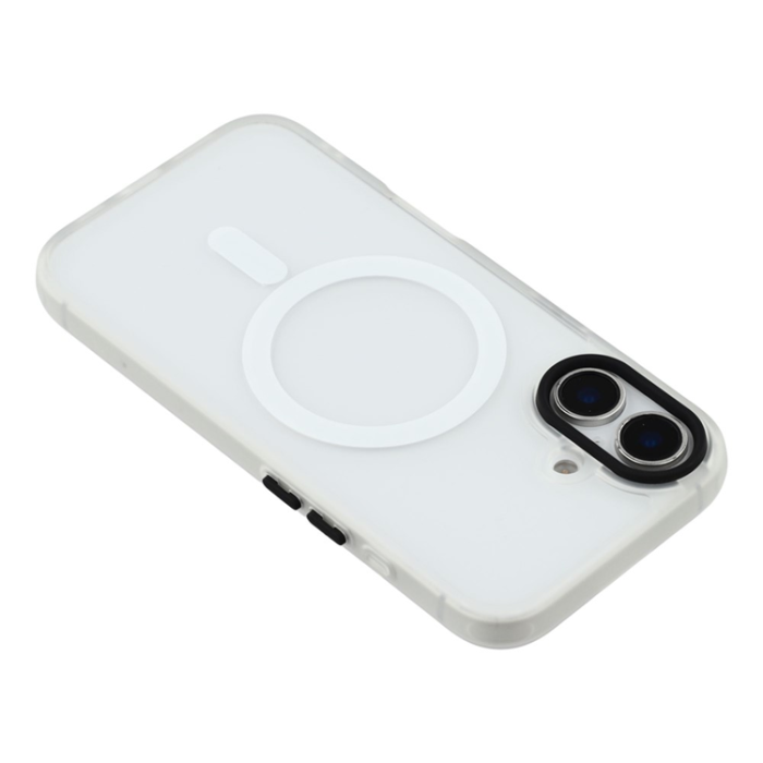 A-One Brand - iPhone 17 Mobilskal MagSafe Skin Touch - Transparent Vit