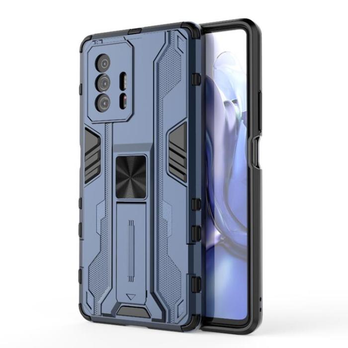 UTGATT1 - Hybrid Kick Stand Skal Xiaomi 11T / 11T Pro - Blå