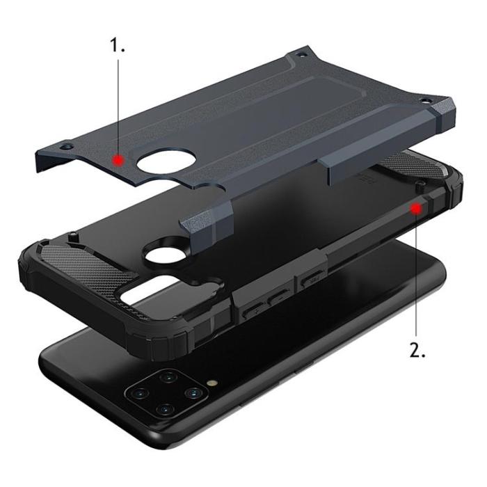 OEM - Realme 10 5G/9i 5G Mobilskal Hybrid Armor - Svart
