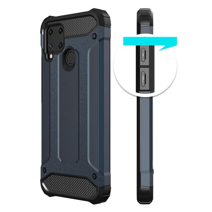 OEM - Realme 10 5G/9i 5G Mobilskal Hybrid Armor - Svart