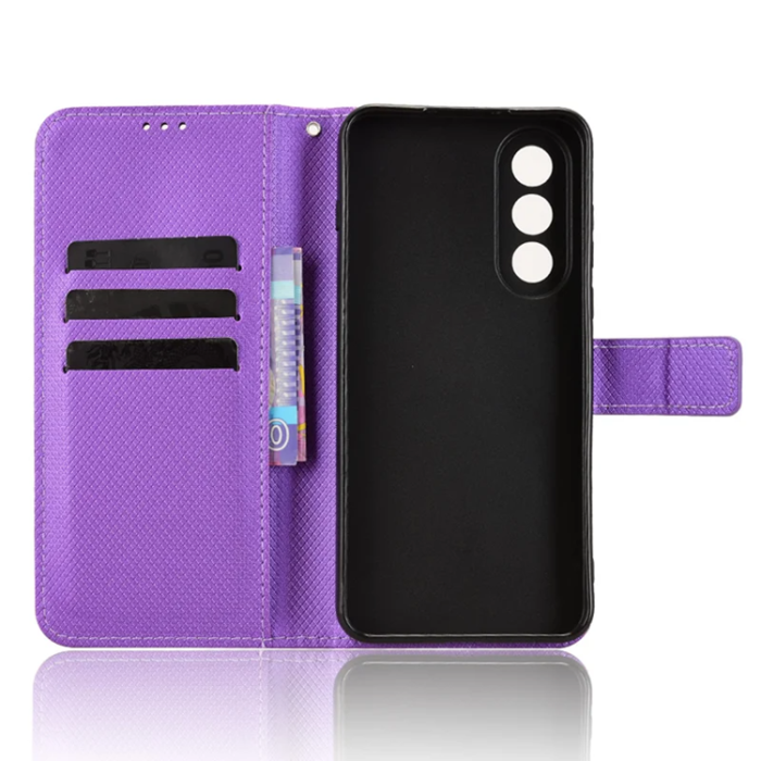 A-One Brand - OnePlus Nord 5 Plånboksfodral Diamond Texture - Lila