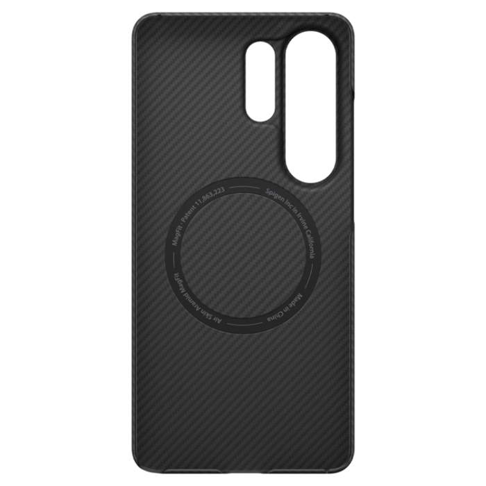 Spigen - Spigen Mobilskal För Galaxy S26 Ultra Magsafe Airskin Aramid - Svart
