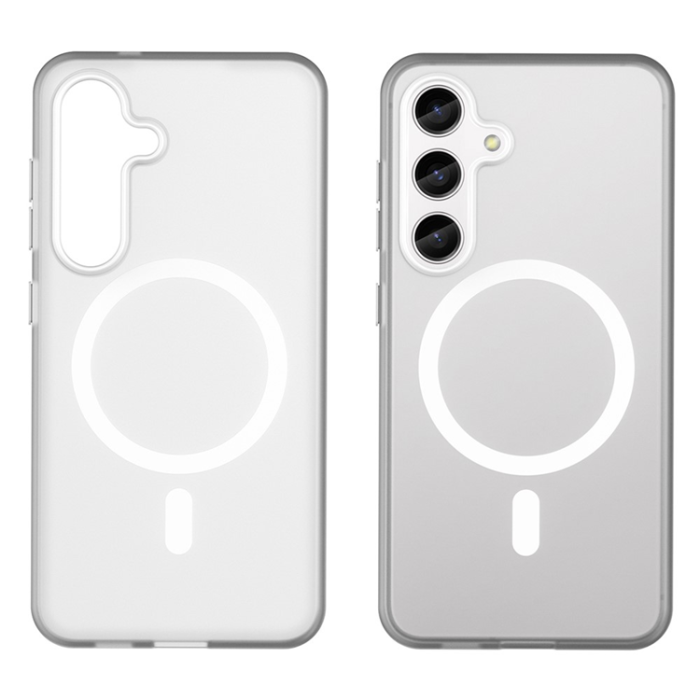 A-One Brand - Galaxy S25 Plus/S24 Plus Mobilskal MagSafe Frost - Vit