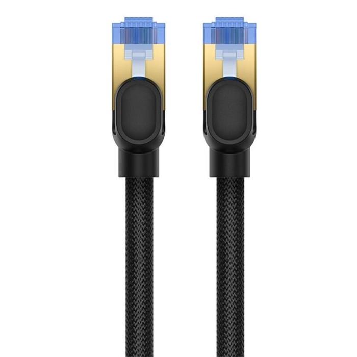 BASEUS - Baseus Internet Kabel 1m cat.7 - Braided Svart